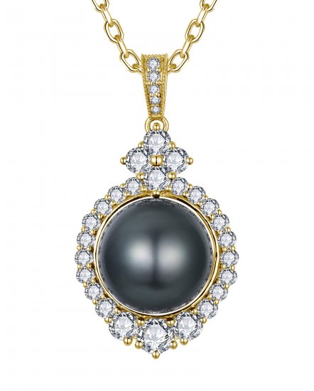 PEARL DIAMOND PENDANT (TP4221)