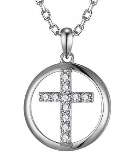 CROSS DIAMOND PENDANT (TP4593)