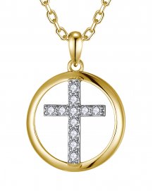 CROSS DIAMOND PENDANT (TP4593)