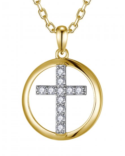CROSS DIAMOND PENDANT (TP4593)