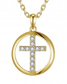 CROSS DIAMOND PENDANT (TP4593)