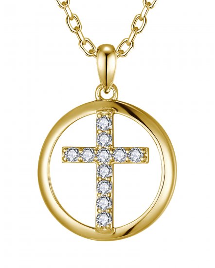 CROSS DIAMOND PENDANT (TP4593)