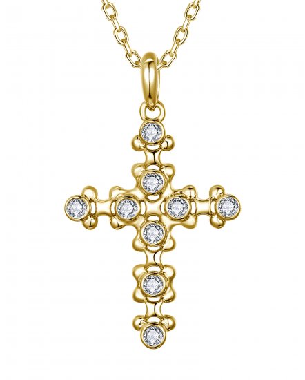 CROSS DIAMOND PENDANT (TP4625)