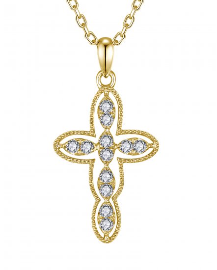 CROSS DIAMOND PENDANT (TP4629)