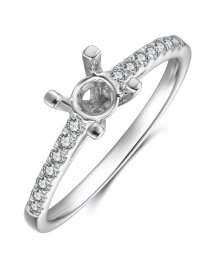 SEMI MOUNT DIAMOND ENGAGEMENT RING (TR1025A)