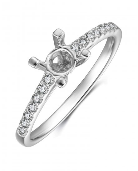 SEMI MOUNT DIAMOND ENGAGEMENT RING (TR1025A)