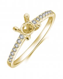 SEMI MOUNT DIAMOND ENGAGEMENT RING (TR1025A)