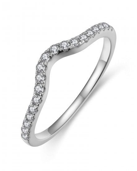 CURVED STYLE DIAMOND BAND (TR1025B)