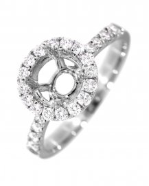 SEMI MOUNT DIAMOND ENGAGEMENT RING (TR105)