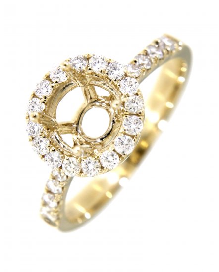 SEMI MOUNT DIAMOND ENGAGEMENT RING (TR105)