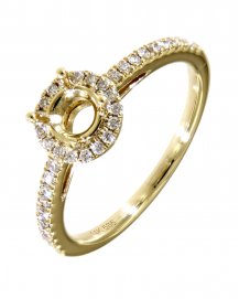 SEMI MOUNT DIAMOND ENGAGEMENT RING (TR1226)