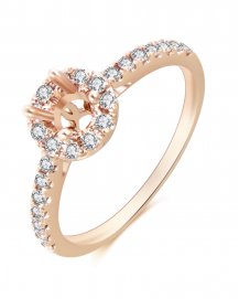 SEMI MOUNT DIAMOND ENGAGEMENT RING (TR1243)