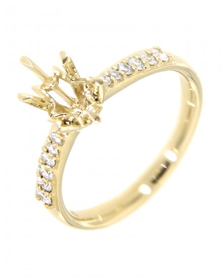 SEMI MOUNT DIAMOND ENGAGEMENT RING (TR1369)