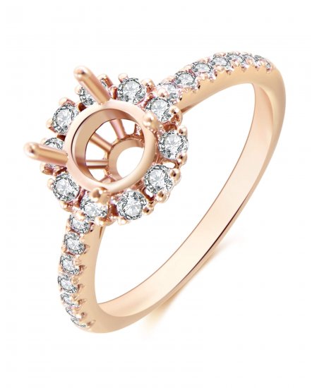 SEMI MOUNT DIAMOND ENGAGEMENT RING (TR1475)
