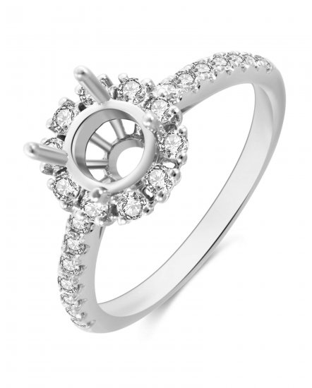 SEMI MOUNT DIAMOND ENGAGEMENT RING (TR1475)