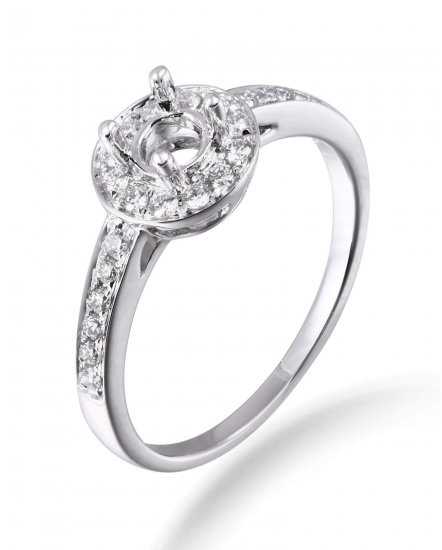 SEMI MOUNT DIAMOND ENGAGEMENT RING (TR1510)