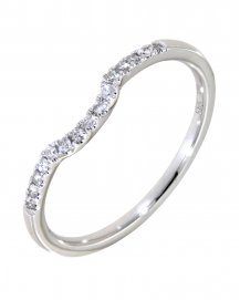 CURVED STYLE DIAMOND BAND (TR1590B)