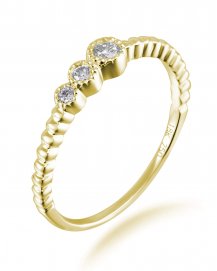 THREE STONE DIAMOND BAND (TR1607)