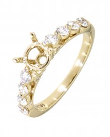 SEMI MOUNT DIAMOND ENGAGEMENT RING (TR1697A)