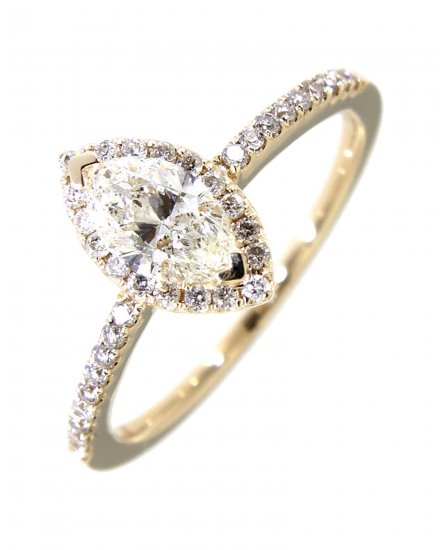 MARQUISE DIAMOND ENGAGEMENT RING (TR1841)