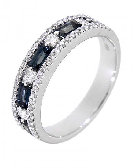 COLORED STONE DIAMOND BAND (TR1993)