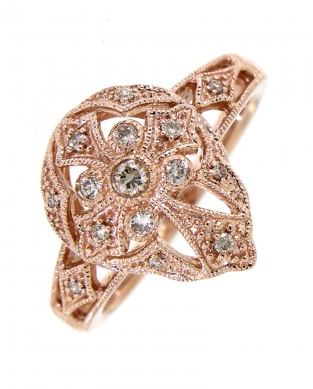 PEAR STYLE DIAMOND RING (TR2004)