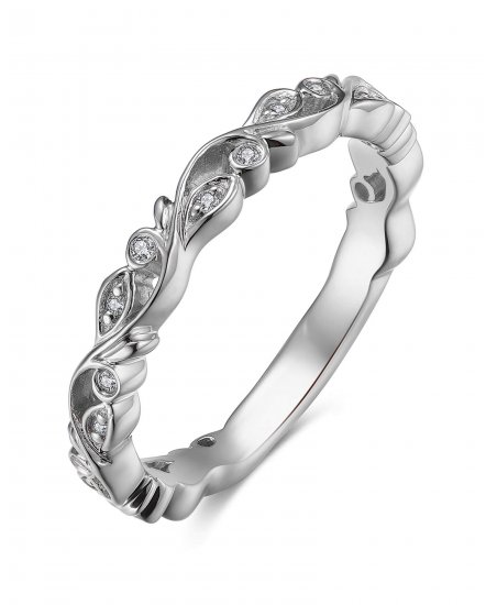 LEAF STYLE DIAMOND BAND (TR2119)