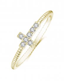 CROSS DIAMOND RING (TR2204)