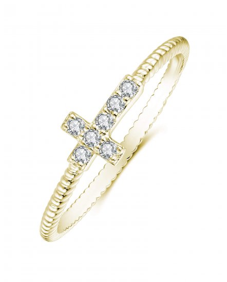 CROSS DIAMOND RING (TR2204)
