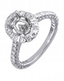 SEMI MOUNT DIAMOND ENGAGEMENT RING (TR2379A)