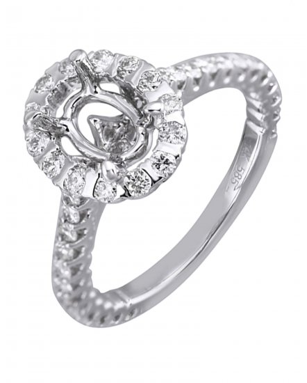SEMI MOUNT DIAMOND ENGAGEMENT RING (TR2379A)