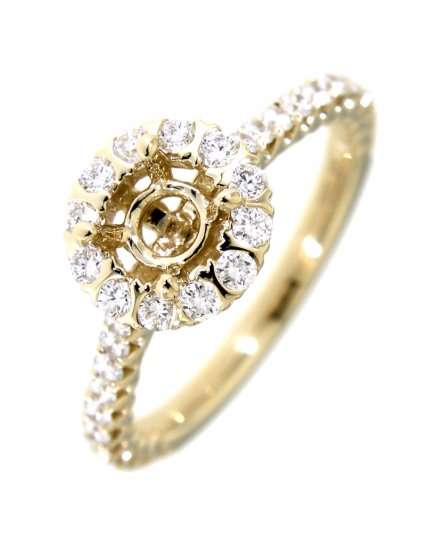 SEMI MOUNT DIAMOND ENGAGEMENT RING (TR2390A)