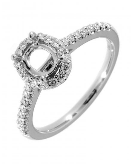 SEMI MOUNT DIAMOND ENGAGEMENT RING (TR2394A)