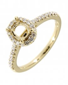 SEMI MOUNT DIAMOND ENGAGEMENT RING (TR2394A)