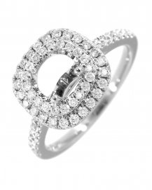 SEMI MOUNT DIAMOND ENGAGEMENT RING (TR2395A)