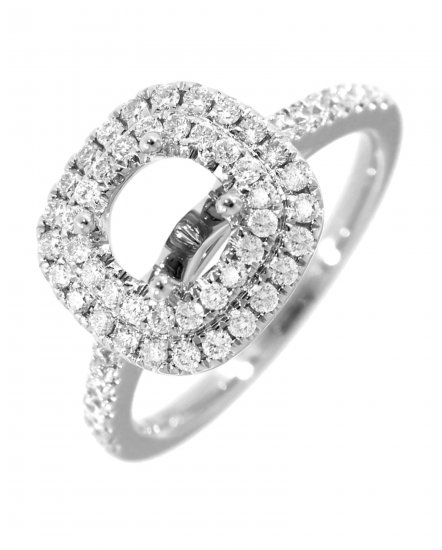 SEMI MOUNT DIAMOND ENGAGEMENT RING (TR2395A)