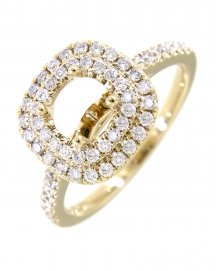 SEMI MOUNT DIAMOND ENGAGEMENT RING (TR2395A)