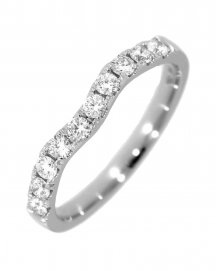 CURVED STYLE DIAMOND BAND (TR2430B)