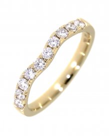 CURVED STYLE DIAMOND BAND (TR2430B)