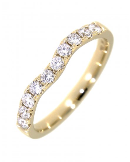 CURVED STYLE DIAMOND BAND (TR2430B)