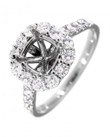 SEMI MOUNT DIAMOND ENGAGEMENT RING (TR2430)