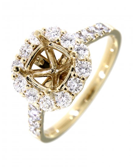 SEMI MOUNT DIAMOND ENGAGEMENT RING (TR2430)