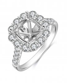 SEMI MOUNT DIAMOND ENGAGEMENT RING (TR2431A)