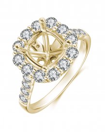 SEMI MOUNT DIAMOND ENGAGEMENT RING (TR2431A)