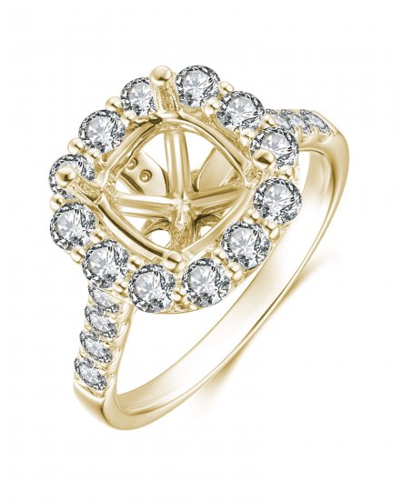 SEMI MOUNT DIAMOND ENGAGEMENT RING (TR2431A)