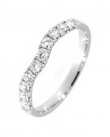 CURVED STYLE DIAMOND BAND (TR2431B)