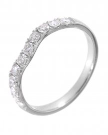 CURVED STYLE DIAMOND BAND (TR2431B)