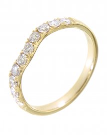 CURVED STYLE DIAMOND BAND (TR2431B)