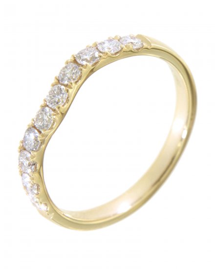 CURVED STYLE DIAMOND BAND (TR2431B)
