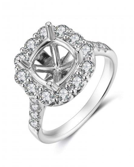 SEMI MOUNT DIAMOND ENGAGEMENT RING (TR2432)